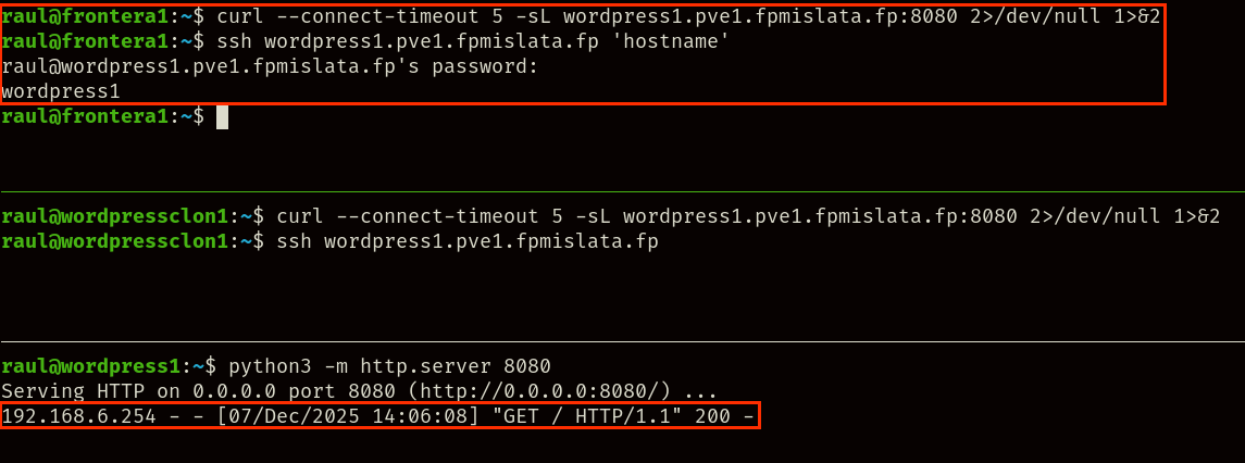 Funcionamiento exitoso del cortafuegos.
